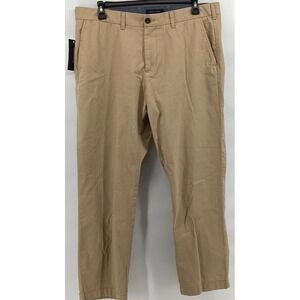 Tommy Hilfiger Tailored Fit Pants Size 38x30 Mens Khaki Beige STRETCH